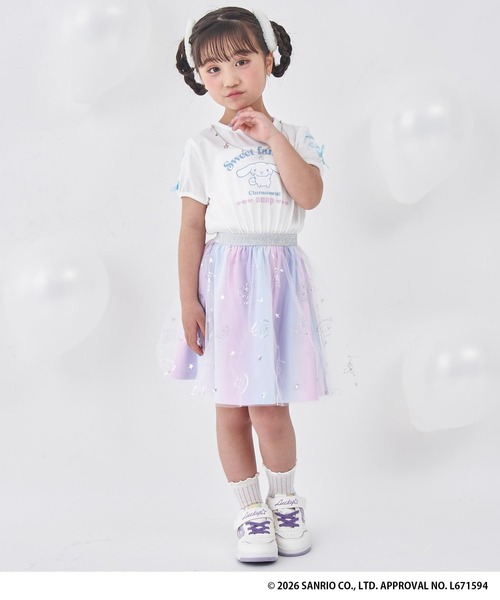 ANAP kids（アナップキッズ）の「ANAPKIDS×シナモロール・クロミチュールワンピース（ワンピース・キッズ・ラベンダー/ホワイト・120/110/130）」の14枚目の写真