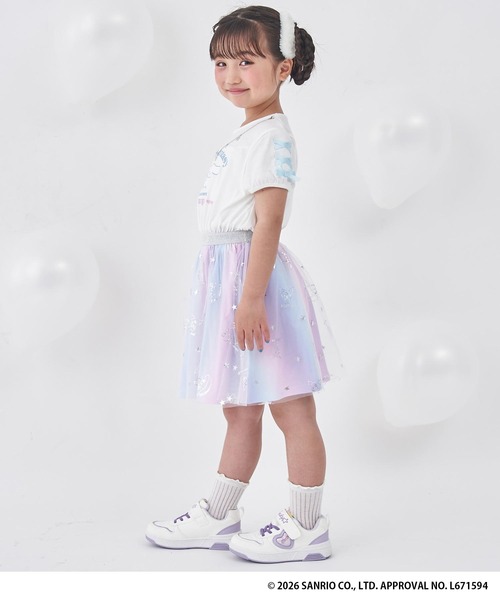 ANAP kids（アナップキッズ）の「ANAPKIDS×シナモロール・クロミチュールワンピース（ワンピース・キッズ・ラベンダー/ホワイト・120/110/130）」の15枚目の写真