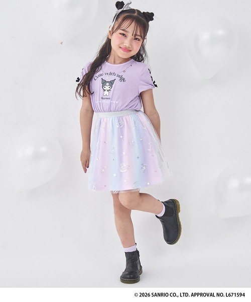 ANAP kids（アナップキッズ）の「ANAPKIDS×シナモロール・クロミチュールワンピース（ワンピース・キッズ・ラベンダー/ホワイト・120/110/130）」の22枚目の写真
