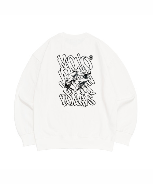 MONOPATIN(モノパティン)の「tms bxng interlock oversized sweatshirt - off white I(スウェット・レディース・その他・MEDIUM/LARGE)」の1枚目の写真