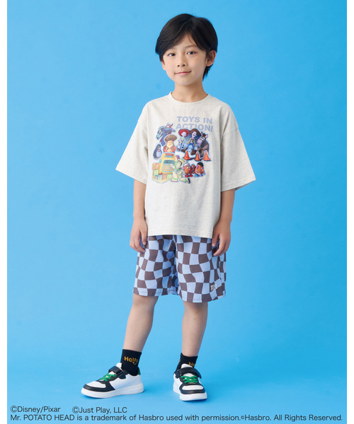 b・ROOM(ビールーム)の「【Disney&Pixar】TOY STORY/MOVIE グラフィックTシャツ(Tシャツ/カットソー・キッズ・ブルーグレー/オフホワイト/オートミール/ラベンダー・120cm/110cm/100cm/140cm/130cm)」の4枚目の写真