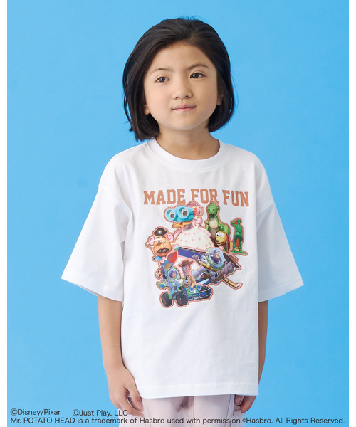 b・ROOM(ビールーム)の「【Disney&Pixar】TOY STORY/MOVIE グラフィックTシャツ(Tシャツ/カットソー・キッズ・ブルーグレー/オフホワイト/オートミール/ラベンダー・120cm/110cm/100cm/140cm/130cm)」の2枚目の写真