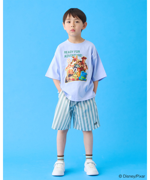 b・ROOM(ビールーム)の「【Disney&Pixar】TOY STORY/MOVIE グラフィックTシャツ(Tシャツ/カットソー・キッズ・ブルーグレー/オフホワイト/オートミール/ラベンダー・120cm/110cm/100cm/140cm/130cm)」の3枚目の写真