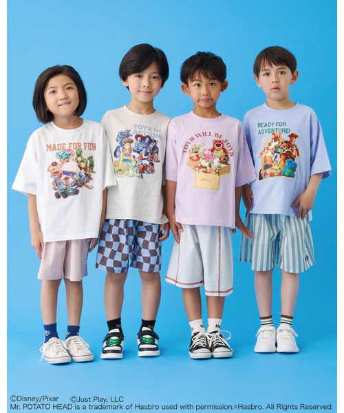b・ROOM(ビールーム)の「【Disney&Pixar】TOY STORY/MOVIE グラフィックTシャツ(Tシャツ/カットソー・キッズ・ブルーグレー/オフホワイト/オートミール/ラベンダー・120cm/110cm/100cm/140cm/130cm)」の8枚目の写真