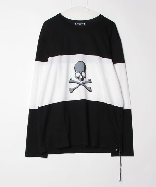 mastermind JAPAN（マスターマインド）の「HORIZONTAL BLCOKLS TEE（Tシャツ/カットソー・メンズ・ブラック系その他/グレー系その他・XL）」の2枚目の写真