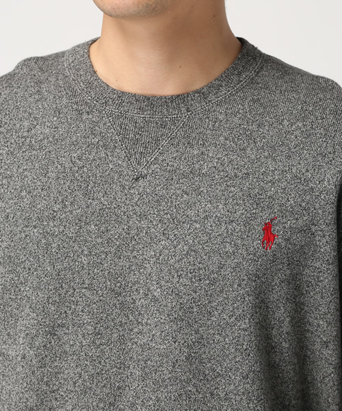 POLO RALPH LAUREN(ポロ ラルフ ローレン)の「コットン クルーネック セーター(ニット/セーター・メンズ・グレー/クリーム/ブルー・SMALL/LARGE/X-LARGE/MEDIUM/XX-LARGE)」の6枚目の写真