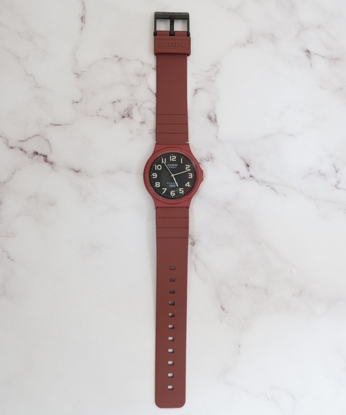 CASIO（カシオ）の「【CASIO】EARTH  COLOR　Square＆Round　ANALOGUE（アナログ腕時計・メンズ・ブルー系その他/ワインレッド/ライトピンク/ライトブルー/ネイビー・FREE）」の5枚目の写真