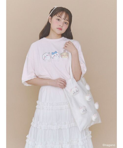 merry jenny(メリージェニー)の「ちいかわのリボントート(トートバッグ・レディース・オフホワイト・FREE)」の19枚目の写真
