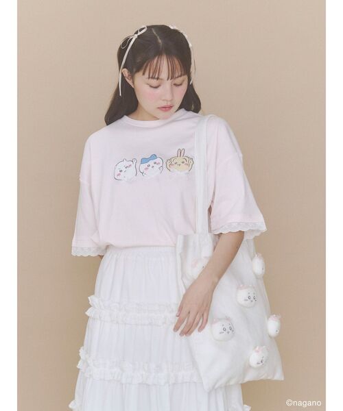 merry jenny(メリージェニー)の「ちいかわのリボントート(トートバッグ・レディース・オフホワイト・FREE)」の18枚目の写真