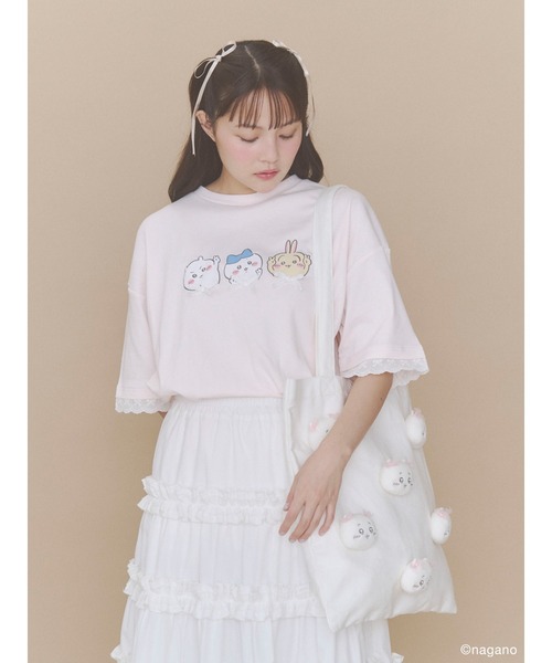 merry jenny(メリージェニー)の「ちいかわのリボントート(トートバッグ・レディース・オフホワイト・FREE)」の15枚目の写真