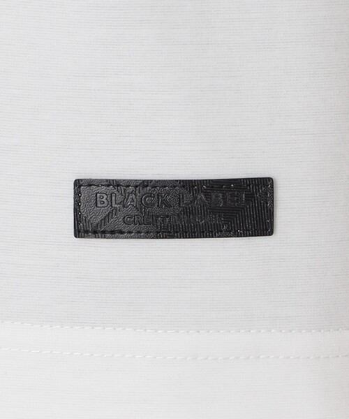 BLACK LABEL CRESTBRIDGE（ブラックレーベル・クレストブリッジ）の「パネルパッチワークプラチナポンチTシャツ（Tシャツ/カットソー・メンズ・ブラック/ネイビー/オフホワイト・M/L/XL）」の7枚目の写真