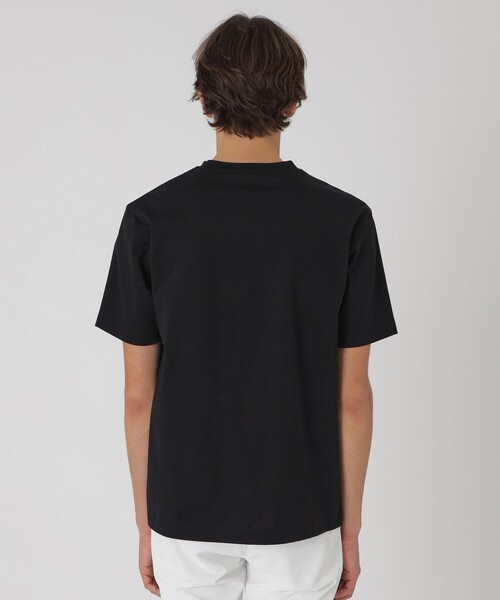 BLACK LABEL CRESTBRIDGE（ブラックレーベル・クレストブリッジ）の「パネルパッチワークプラチナポンチTシャツ（Tシャツ/カットソー・メンズ・ブラック/ネイビー/オフホワイト・M/L/XL）」の11枚目の写真