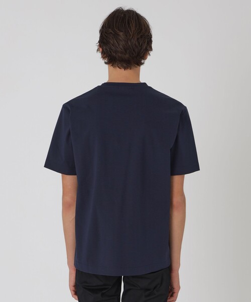 BLACK LABEL CRESTBRIDGE（ブラックレーベル・クレストブリッジ）の「パネルパッチワークプラチナポンチTシャツ（Tシャツ/カットソー・メンズ・ブラック/ネイビー/オフホワイト・M/L/XL）」の16枚目の写真