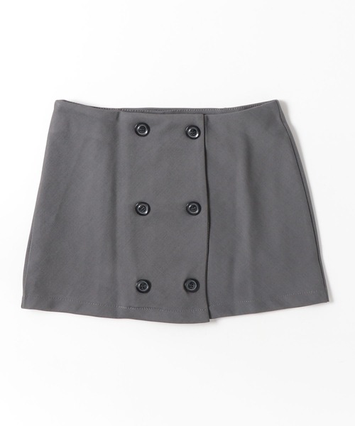 Rohwel（ローウェル）の「Napoleon Mini Skirt / ナポレオンボタンミニスカート（スカート・レディース・ブラック/グレー・FREE）」の17枚目の写真