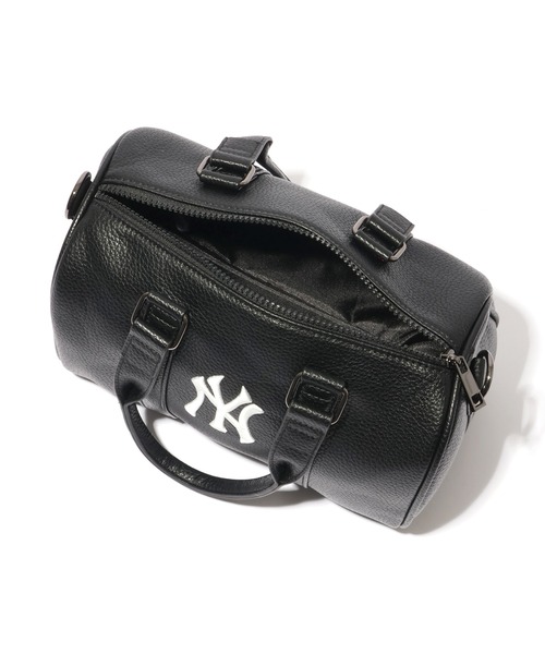 MLB(メジャーリーグベースボール)の「【MLB/メジャーリーグベースボール】ワンポイント シボ生地 ミニボストンバッグ ショルダーバッグ(ショルダーバッグ・レディース・ブラック系2/グレー系/ブラック系1・FREE)」の7枚目の写真
