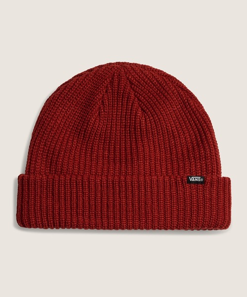 VANS(バンズ)の「コアベーシック カフビーニー / Core Basic Cuff Beanie Poppy E VN000QB4H891(ニットキャップ/ビーニー・メンズ・エンジ・ONE SIZE)」の1枚目の写真