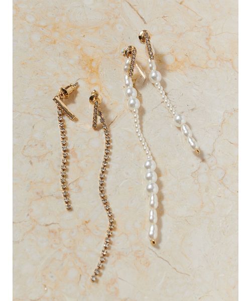 SNIDEL（スナイデル）の「2wayバリエロングピアス（ピアス（両耳用）・レディース・A/B・F）」の3枚目の写真