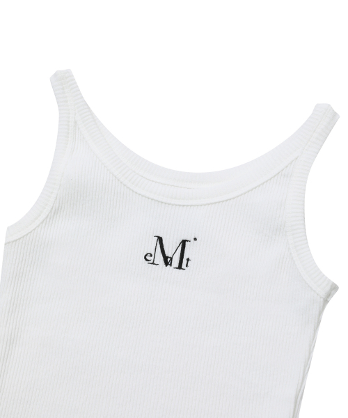 MUCENT(ムセント)の「バックディテールシグネチャースリーブレスゴルジタンクトップ(6カラー)(Tシャツ/カットソー・レディース・ホワイト/ブラック/ベージュ/ネイビー/グレー/レッド・FREE)」の11枚目の写真