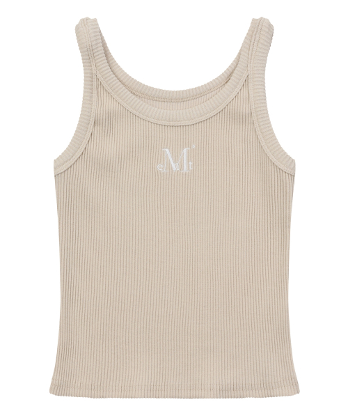 MUCENT(ムセント)の「バックディテールシグネチャースリーブレスゴルジタンクトップ(6カラー)(Tシャツ/カットソー・レディース・ホワイト/ブラック/ベージュ/ネイビー/グレー/レッド・FREE)」の17枚目の写真