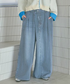 セール】[NKJ 2026SS] リメイクバギーデニムパンツ（デニムパンツ