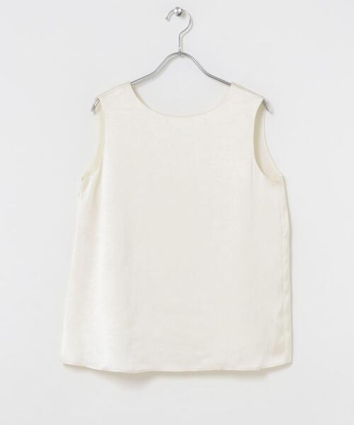 URBAN RESEARCH ROSSO WOMEN(アーバンリサーチ ロッソ)の「2WAYネックサテンブラウス(シャツ/ブラウス・レディース・オフホワイト/ブラック・FREE)」の11枚目の写真