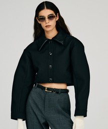 【2026Autumn Pre-Order】デタッチャブルノーカラーボンディングブルゾン / Detachable No-Collar Bonding Blouson