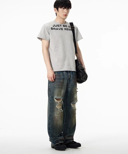 REBALANCE（リバランス）の「レトロダメージデニム（デニムパンツ・レディース・A・LARGE/X-LARGE/MEDIUM）」の3枚目の写真