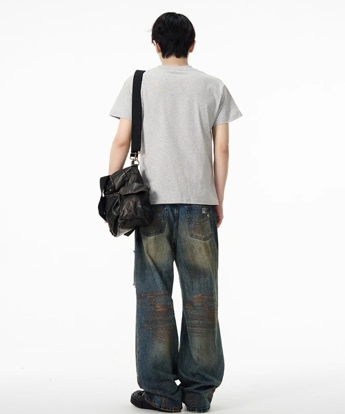 REBALANCE（リバランス）の「レトロダメージデニム（デニムパンツ・レディース・A・LARGE/X-LARGE/MEDIUM）」の6枚目の写真