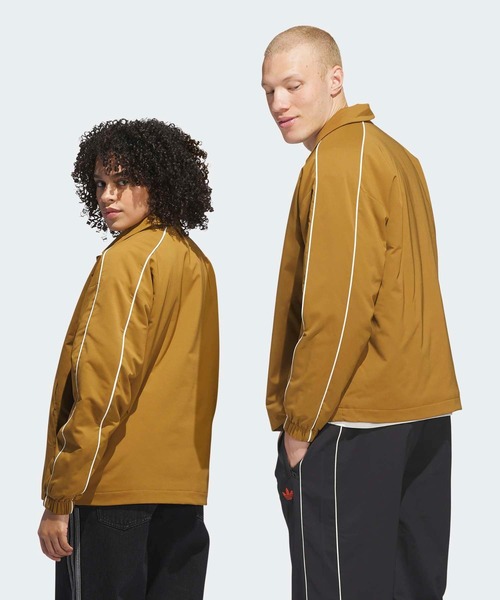 adidas(アディダス)の「adidas Originals コーチジャケット / アディダスオリジナルス adidas Originals(ブルゾン・メンズ・ブラウン・XX-LARGE/3XL/LARGE/MEDIUM/SMALL/X-LARGE/X-SMALL)」の2枚目の写真