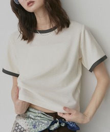 トリアセベロアカットTシャツ（Tシャツ/カットソー）｜anuans（ア