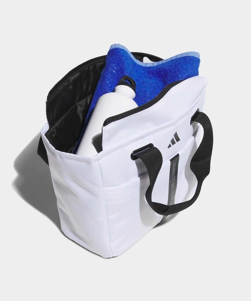 adidas(アディダス)の「メンズ アディダス ゴルフカート トートバッグ【adidas Golf/アディダスゴルフ】(エコバッグ/サブバッグ・メンズ・ホワイト・FREE)」の4枚目の写真