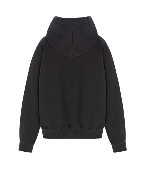 PLEASENOFOLLOW(プリーズノーフォロー)の「Bono patch Sweat Hoodie Zip Up (Cool Charcoal)(パーカー・レディース・その他・FREE)」の4枚目の写真