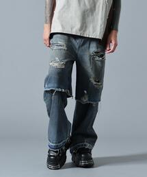 MAVYTH/メヴィス/LAYERED DENIM PANTS