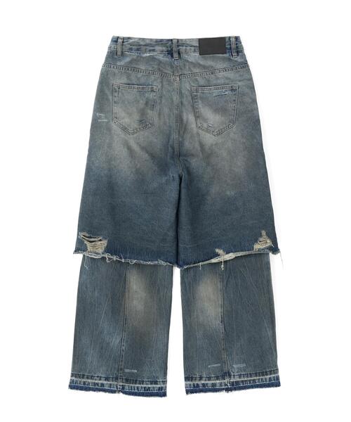 L.H.P(エルエイチピー)の「MAVYTH/メヴィス/LAYERED DENIM PANTS(デニムパンツ・メンズ・その他4・M)」の17枚目の写真