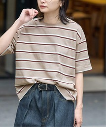 JOURNAL STANDARD（ジャーナルスタンダード）の「《追加4》汗ジミ防止ボーダービッグT（Tシャツ/カットソー）」