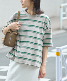 JOURNAL STANDARD（ジャーナルスタンダード）の「《追加4》汗ジミ防止ボーダービッグT（Tシャツ/カットソー）」