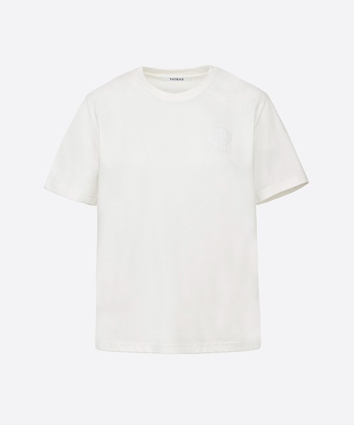 TATRAS(タトラス)の「TATRAS(タトラス) SINTRA シントラ(Tシャツ/カットソー・レディース・ブラック/ブラウン/アイボリー・2/1)」の2枚目の写真