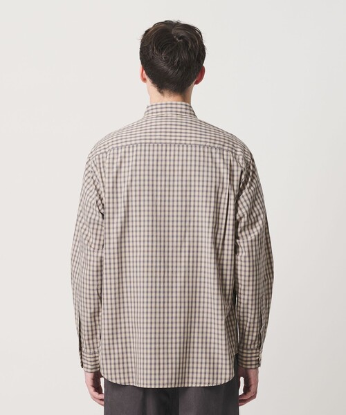 BEAUTY&YOUTH UNITED ARROWS(ビューティーアンドユースユナイテッドアローズ)の「ピーチスキン チェック レギュラー シャツ FORM型(シャツ/ブラウス・メンズ・イエロー/コバルトブルー・XL/S/L/M)」の12枚目の写真