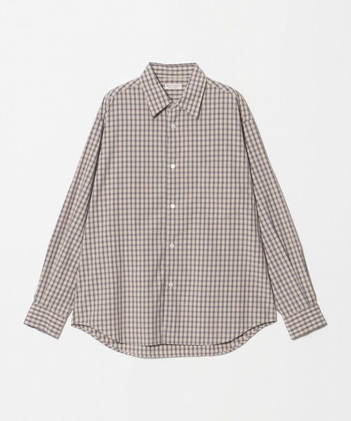 BEAUTY&YOUTH UNITED ARROWS(ビューティーアンドユースユナイテッドアローズ)の「ピーチスキン チェック レギュラー シャツ FORM型(シャツ/ブラウス・メンズ・イエロー/コバルトブルー・XL/S/L/M)」の13枚目の写真