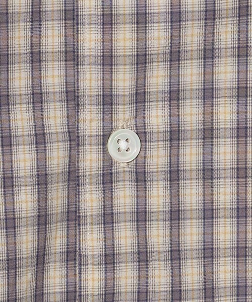 BEAUTY&YOUTH UNITED ARROWS(ビューティーアンドユースユナイテッドアローズ)の「ピーチスキン チェック レギュラー シャツ FORM型(シャツ/ブラウス・メンズ・イエロー/コバルトブルー・XL/S/L/M)」の20枚目の写真