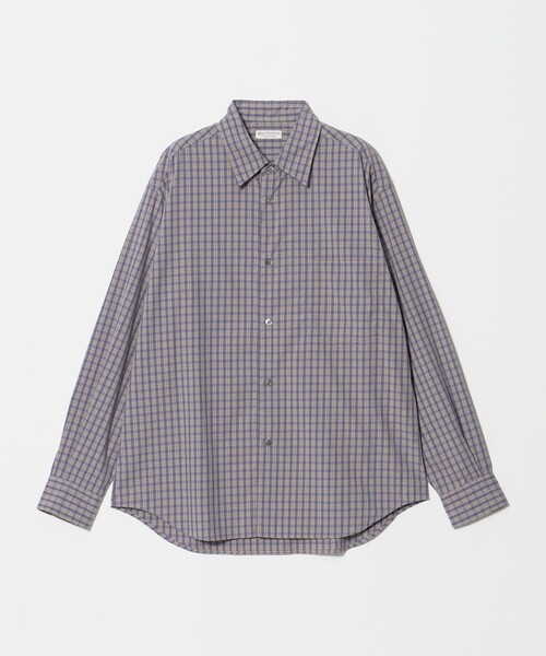 BEAUTY&YOUTH UNITED ARROWS(ビューティーアンドユースユナイテッドアローズ)の「ピーチスキン チェック レギュラー シャツ FORM型(シャツ/ブラウス・メンズ・イエロー/コバルトブルー・XL/S/L/M)」の22枚目の写真