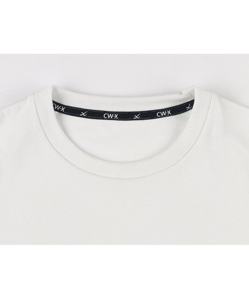CW-X(シーダブリューエックス)の「スポーツウェア 半袖シャツ(Tシャツ/カットソー・レディース・アイボリー/ブラック・M/L/S/LL)」の12枚目の写真