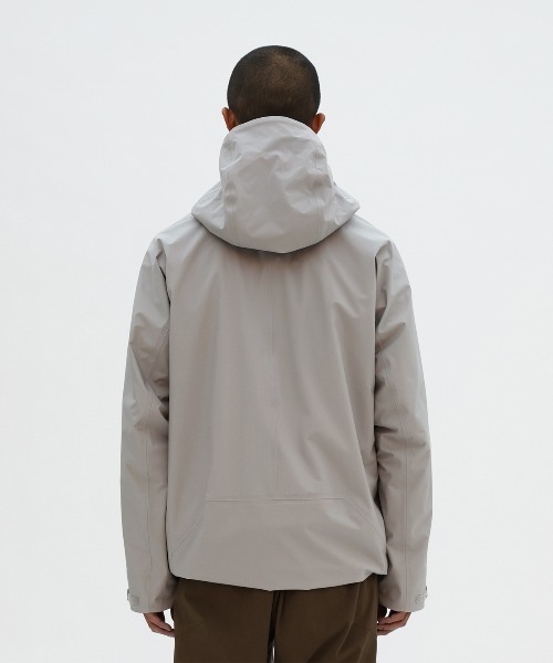 DESCENTE ALLTERRAIN（デサント　オルテライン）の「DESCENTE ALLTERRAIN/デサントオルテライン 3L SHELL JKT ZENCHIK シェルジャケット 撥水性 雨の日 メンズ アウトドア 2026年秋冬 秋服（その他アウター・メンズ・ブラック・M/L）」の3枚目の写真