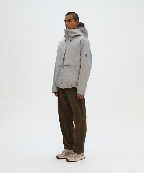 DESCENTE ALLTERRAIN（デサント　オルテライン）の「DESCENTE ALLTERRAIN/デサントオルテライン 3L SHELL JKT ZENCHIK シェルジャケット 撥水性 雨の日 メンズ アウトドア 2026年秋冬 秋服（その他アウター・メンズ・ブラック・M/L）」の5枚目の写真