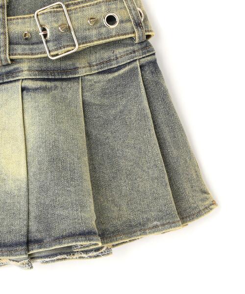 L.H.P(エルエイチピー)の「MAVYTH/メヴィス/DOUBLE BELTED SKIRT(スカート・レディース・ブラック/ブルー系その他3・L/M)」の14枚目の写真