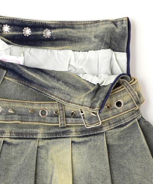 L.H.P(エルエイチピー)の「MAVYTH/メヴィス/DOUBLE BELTED SKIRT(スカート・レディース・ブラック/ブルー系その他3・L/M)」の15枚目の写真