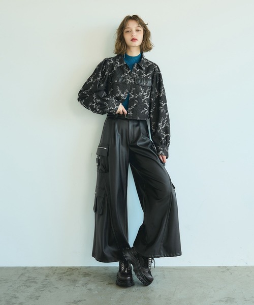 HARE(ハレ)の「2WAYフォルムラインアソートカーゴパンツ(HARE)(カーゴパンツ・レディース・ブラック系その他/ブラウン/ブラック/グリーン・FREE)」の5枚目の写真