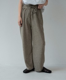 melange material easy pants / メランジマテリアルイージーパンツ