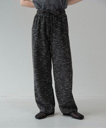 melange material easy pants / メランジマテリアルイージーパンツ