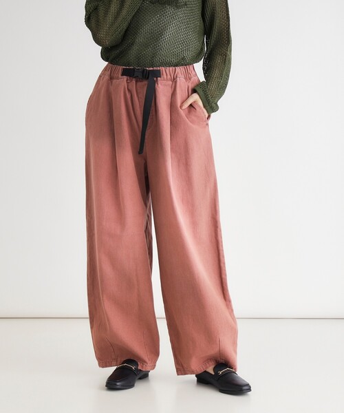 HONEYSUCKLE ROSE(ハニーサックルローズ)の「デニムタックコクーンパンツ(その他パンツ・レディース・ネイビー/ブルー系その他/ブロンズ・04/05)」の1枚目の写真